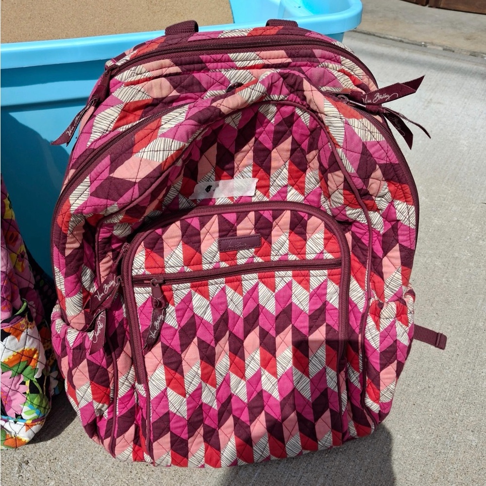Vera Bradley Campus Tech Backpack Bohemian Chevron